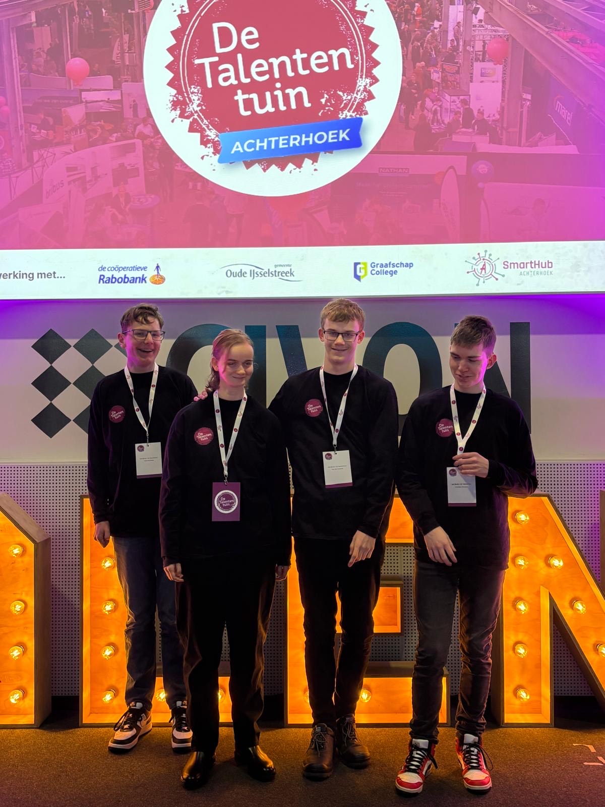 Leerlingen Het Bariet bij de Talententuin