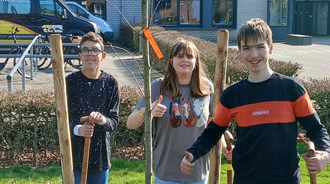 Vergroening schoolplein Het Bariet